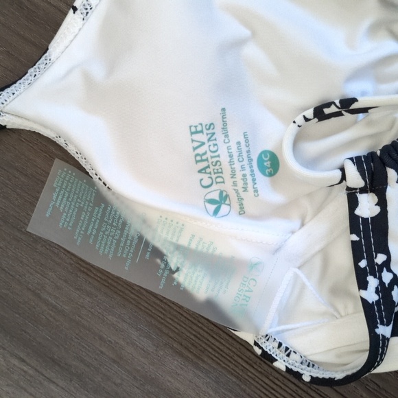 Carve Designs Camari swim top tankini size 34C - Picture 4 of 7